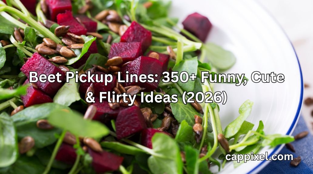 Beet Pickup Lines