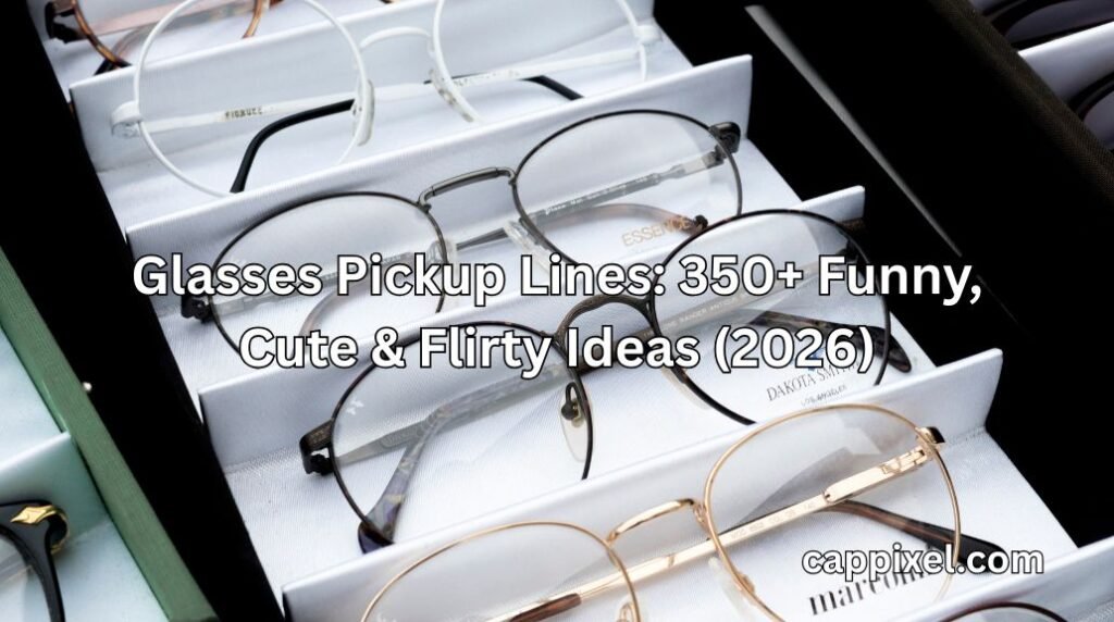 Glasses Pickup Lines