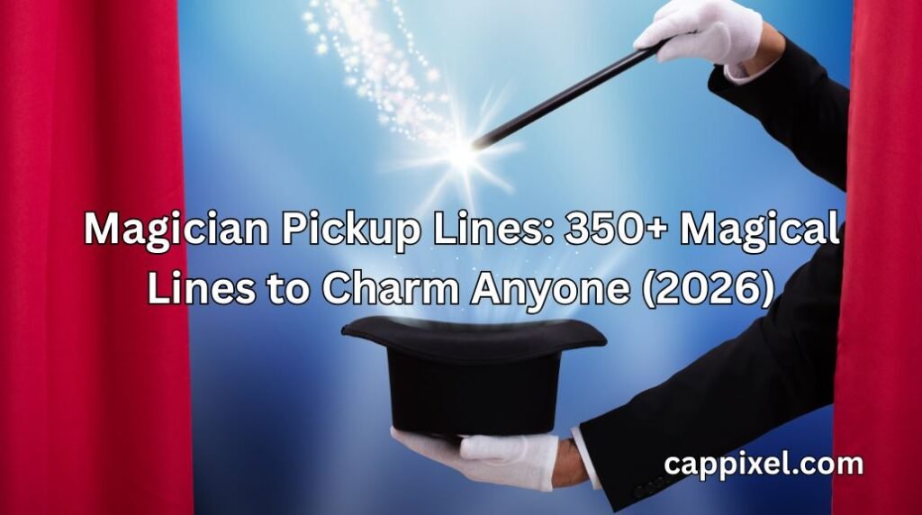 Magician Pickup Lines