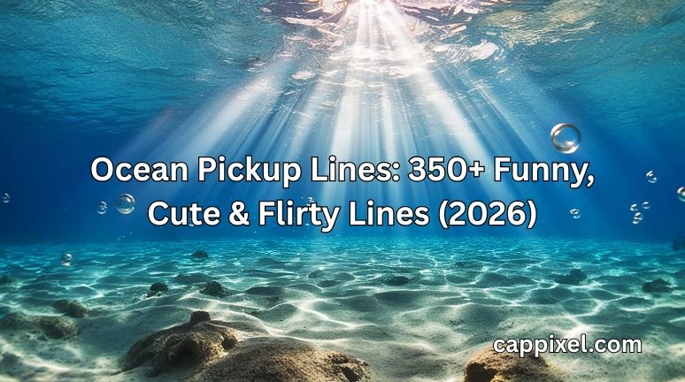 Ocean Pickup Lines
