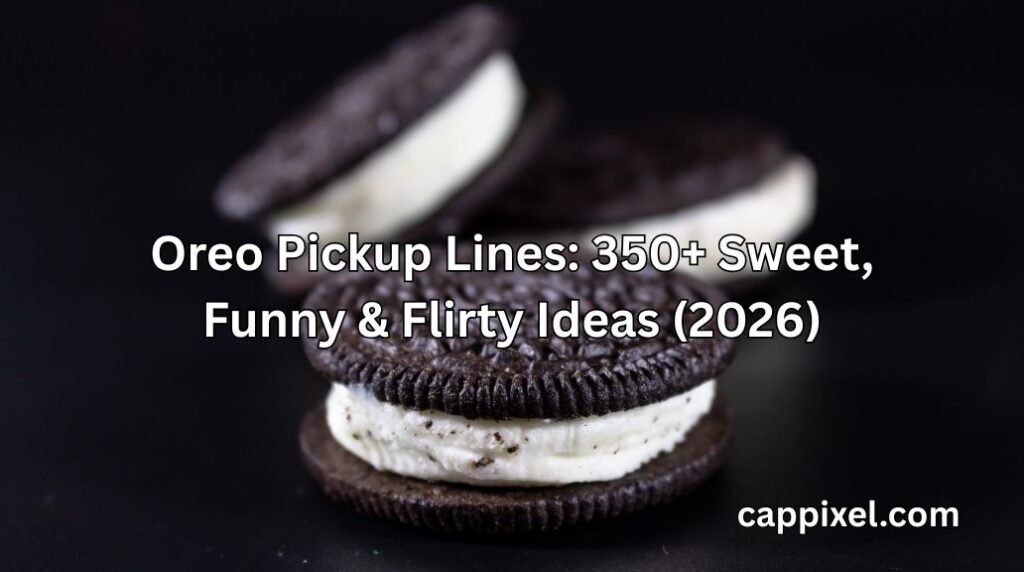 Oreo Pickup Lines