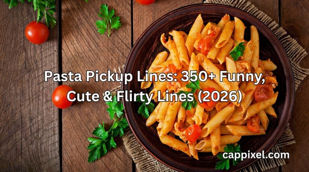 Pasta Pickup Lines
