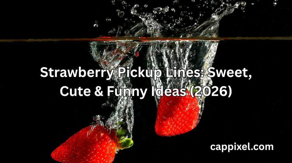 Strawberry Pickup Lines