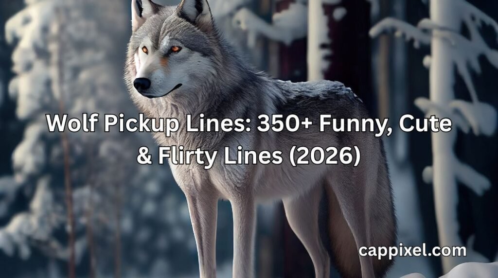 Wolf Pickup Lines