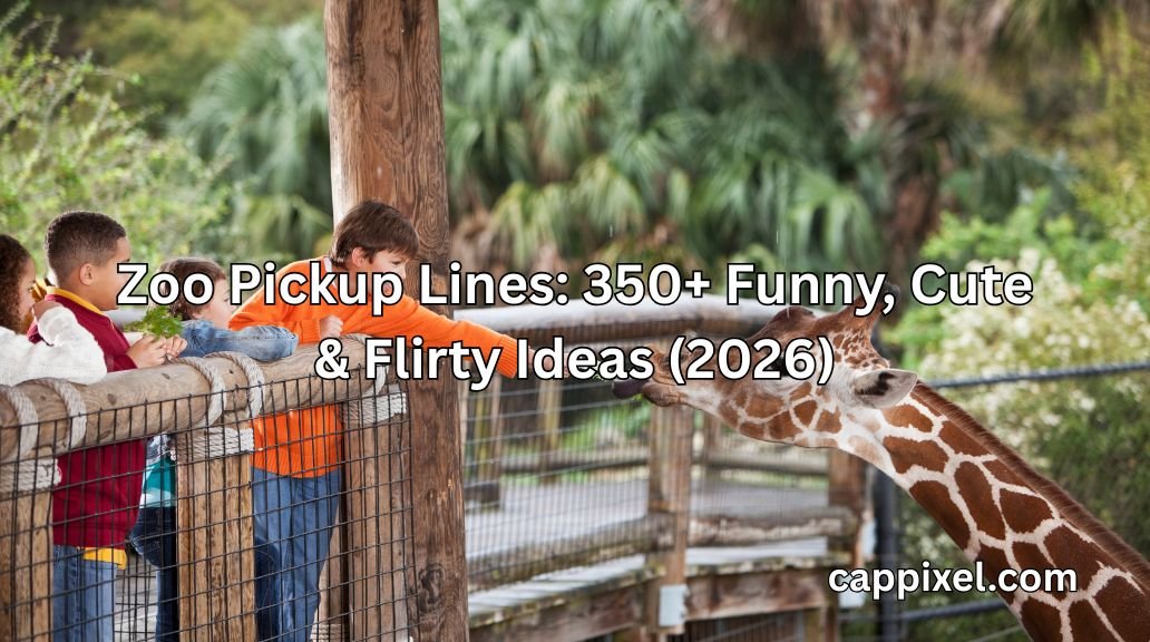 Zoo Pickup Lines