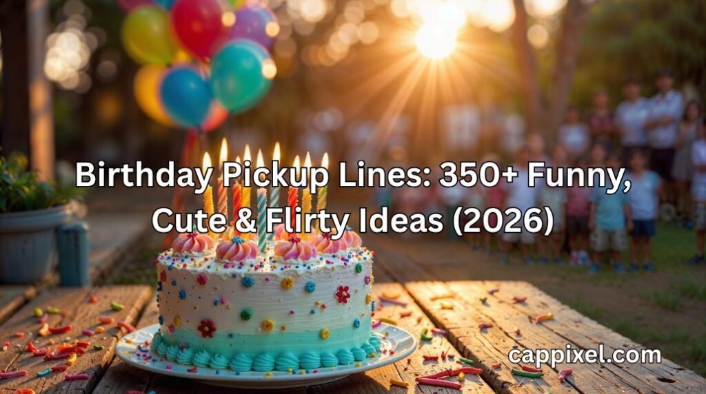 birthday pickup lines