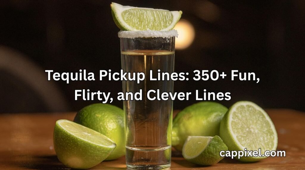 tequila pickup lines
